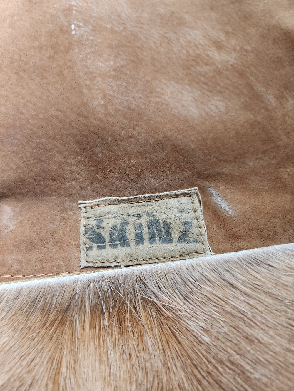 Natural Brown Antelope Crossbody Bag - Picture 5 of 12